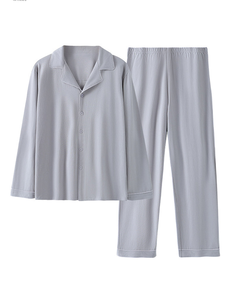 Men's Soft-Touch Ultra-Soft Pure Cotton Seamless Comfort Lounge & Sleepwear | dmunderwear detail image 10