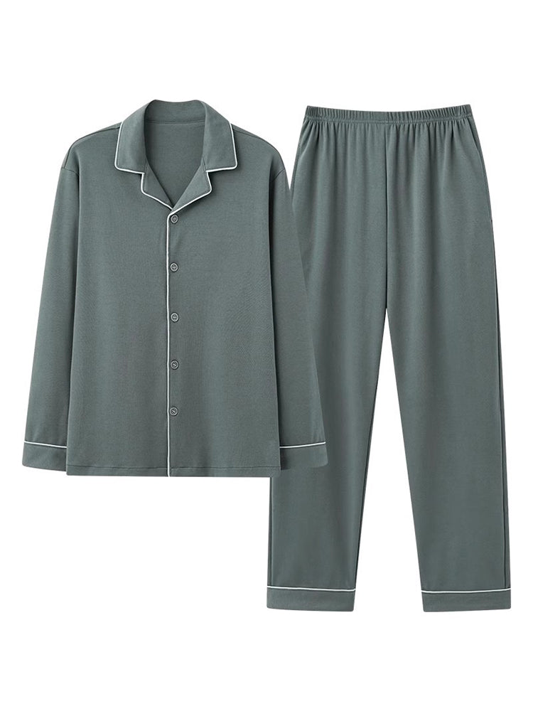 Men's Soft-Touch Ultra-Soft Pure Cotton Seamless Comfort Lounge & Sleepwear | dmunderwear detail image 11