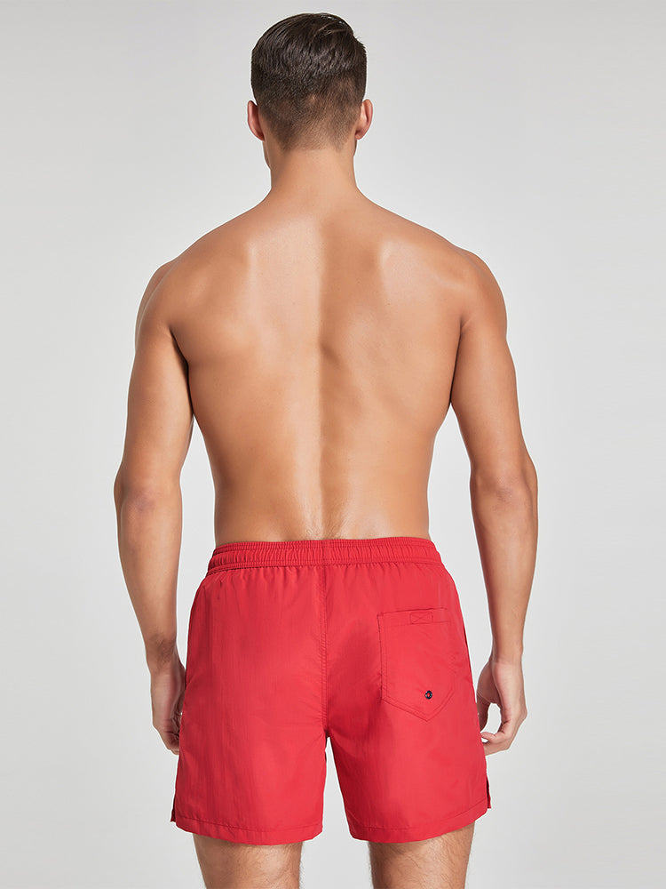 Men's Solid Breathable Beach Shorts Boxer | dmunderwear detail image 4