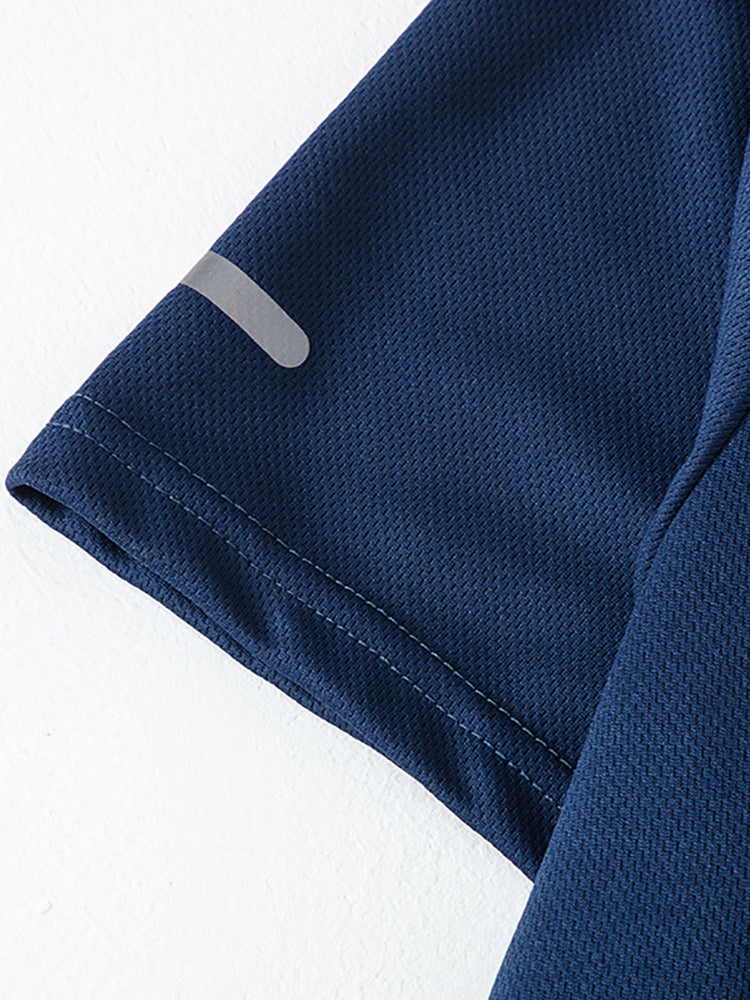 Men's Solid Quick-Dry Loose Fit for Casual Wear & Sport T-Shirt | dmunderwear detail image 12