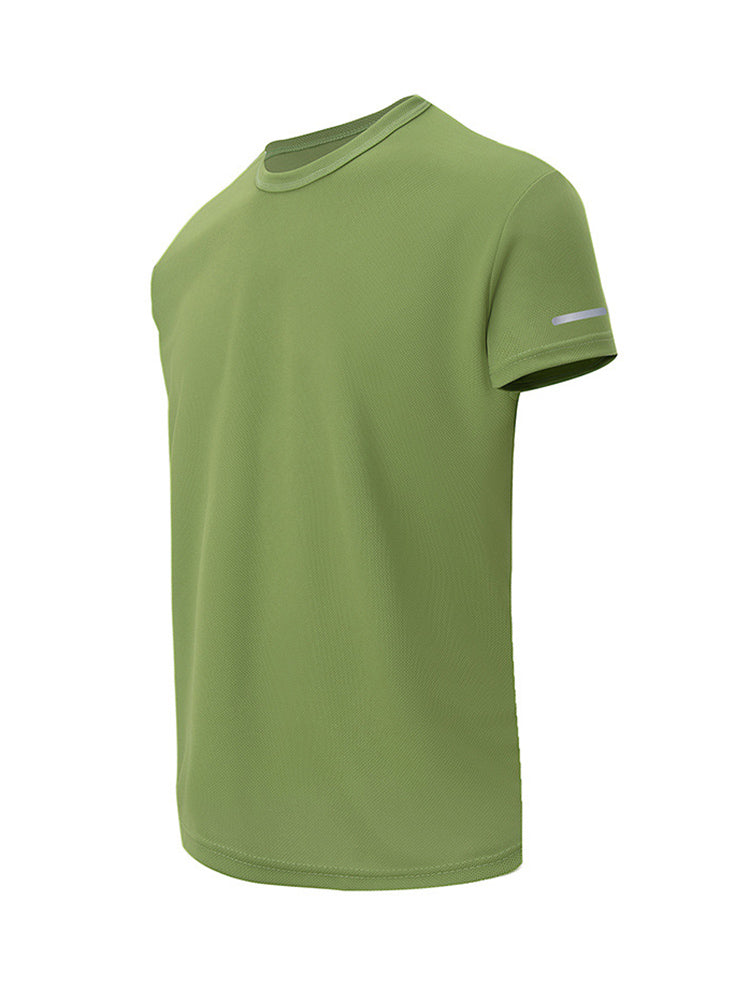 Men's Solid Quick-Dry Loose Fit for Casual Wear & Sport T-Shirt | dmunderwear detail image 14