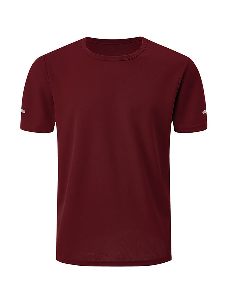 Men's Solid Quick-Dry Loose Fit for Casual Wear & Sport T-Shirt | dmunderwear detail image 15