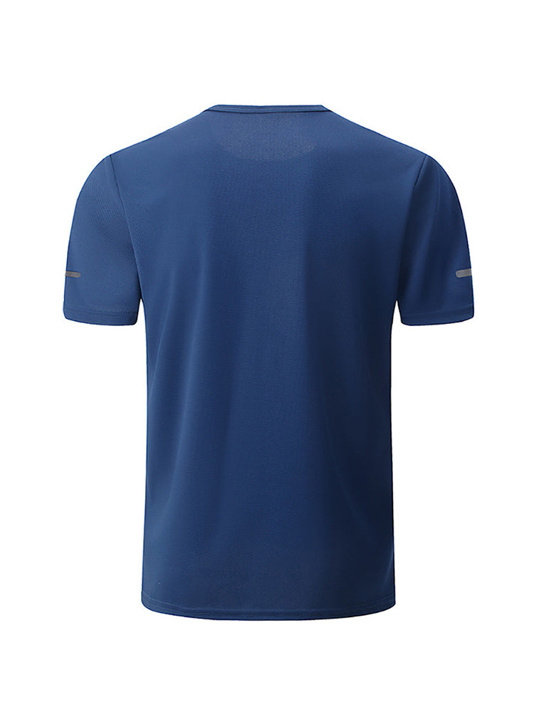 Men's Solid Quick-Dry Loose Fit for Casual Wear & Sport T-Shirt | dmunderwear detail image 18