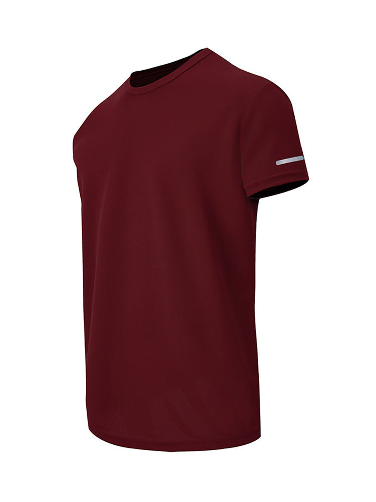 Men's Solid Quick-Dry Loose Fit for Casual Wear & Sport T-Shirt | dmunderwear detail image 19