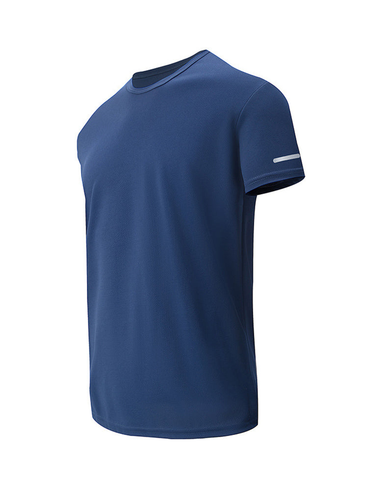 Men's Solid Quick-Dry Loose Fit for Casual Wear & Sport T-Shirt | dmunderwear detail image 20