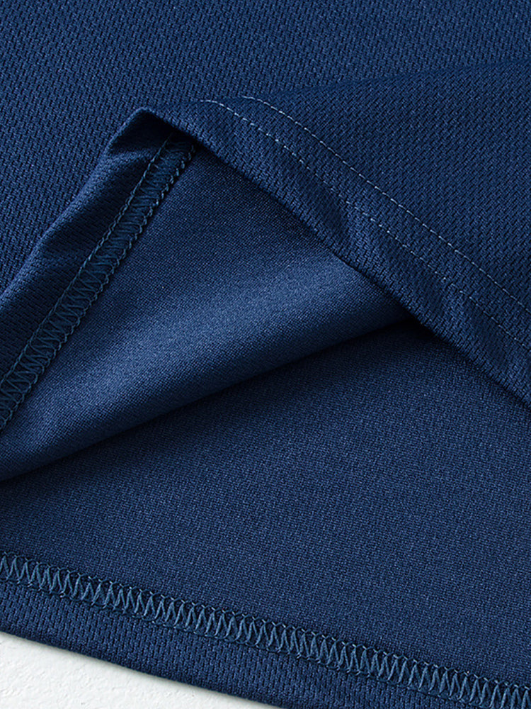 Men's Solid Quick-Dry Loose Fit for Casual Wear & Sport T-Shirt | dmunderwear detail image 6