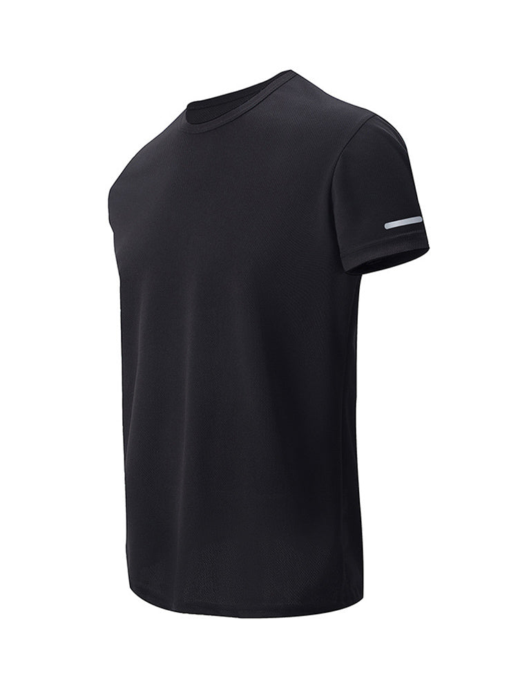 Men's Solid Quick-Dry Loose Fit for Casual Wear & Sport T-Shirt | dmunderwear detail image 8