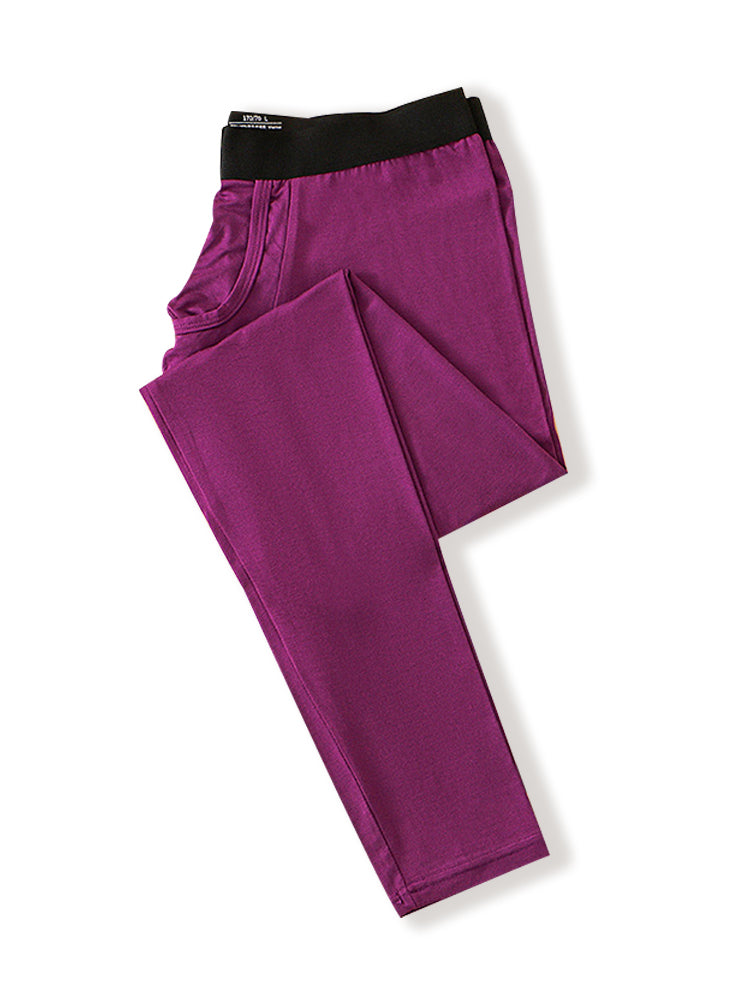 Men's Split-opening Pouch Thermal Pants | dmunderwear detail image 14