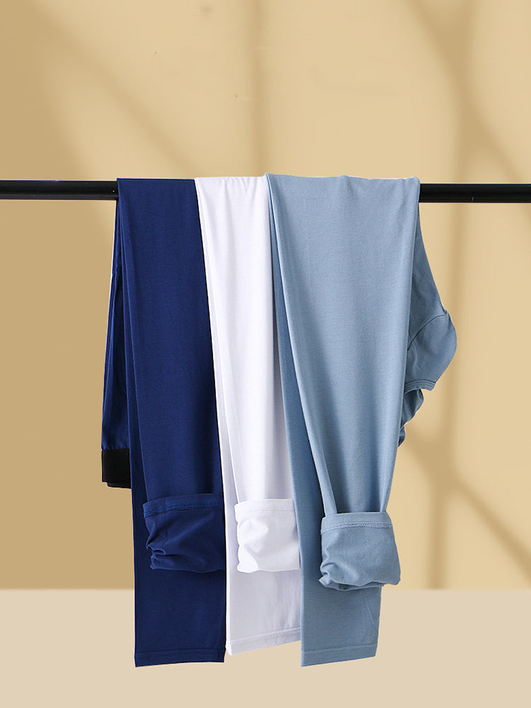 Men's Split-opening Pouch Thermal Pants | dmunderwear detail image 19