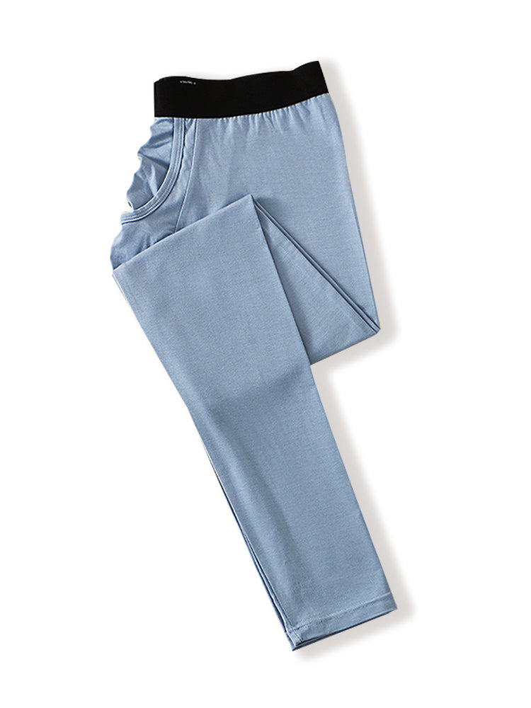 Men's Split-opening Pouch Thermal Pants | dmunderwear detail image 20