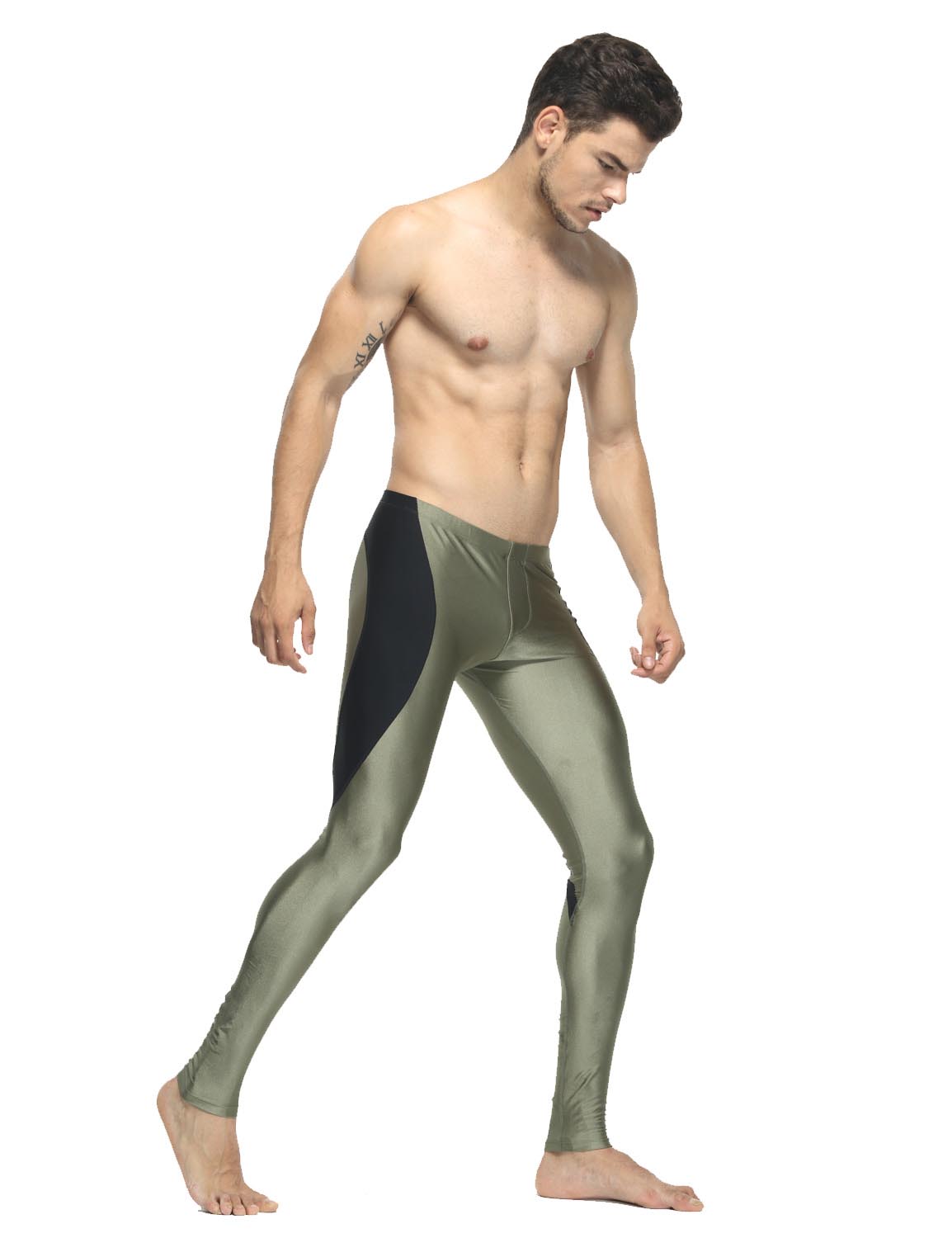 Sport Compression Shiny Tights Leggings 60612 | dmunderwear detail image 4