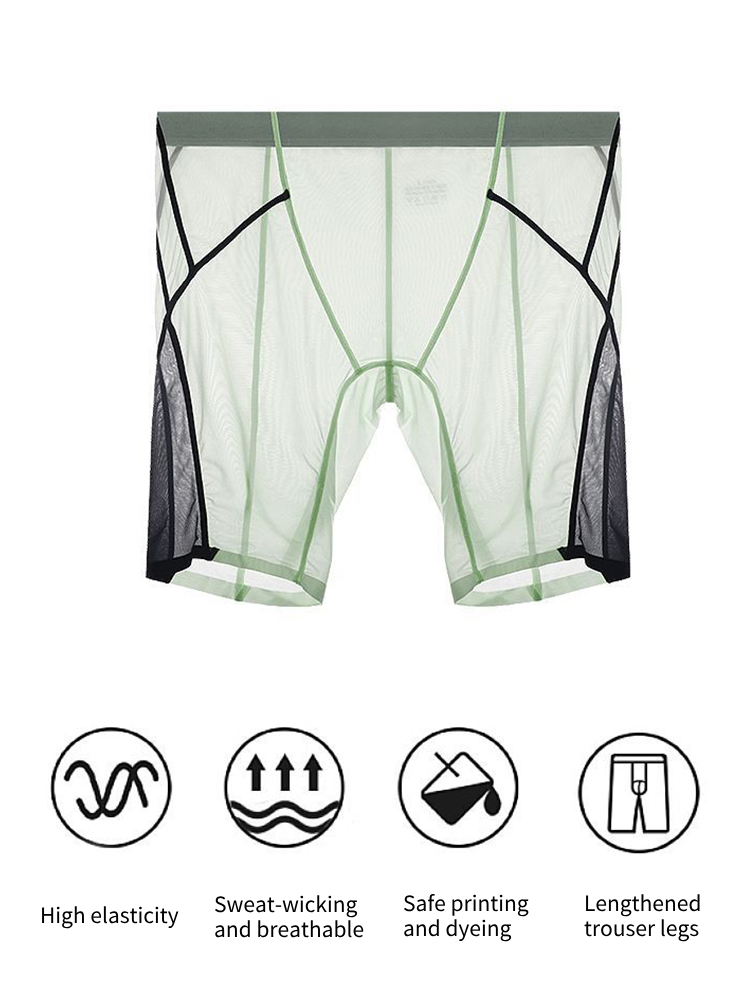 Men's Sports Extended Breathable Boxer Briefs | dmunderwear detail image 4