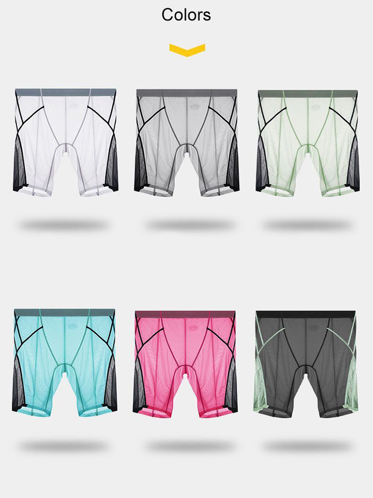 Men's Sports Extended Breathable Boxer Briefs | dmunderwear detail image 5