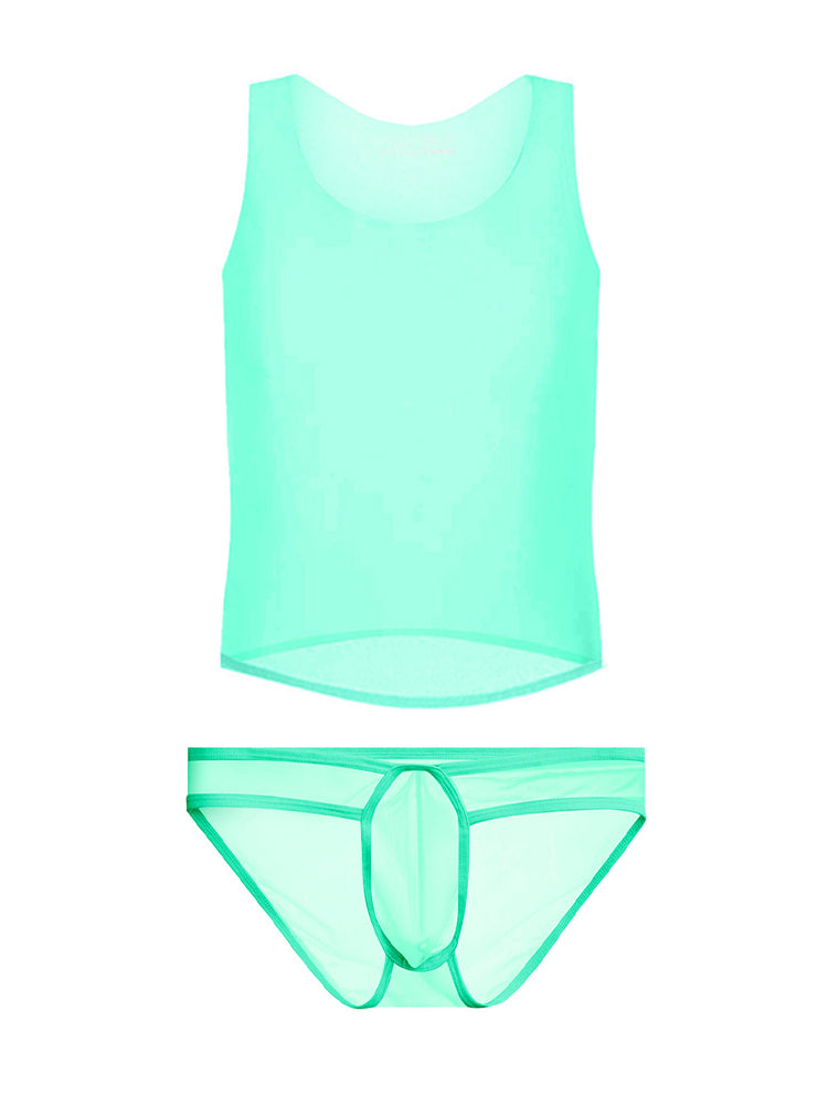 Men's Sporty Breathable Moisture-Wicking Soft Activewear Tops & Bikini | dmunderwear