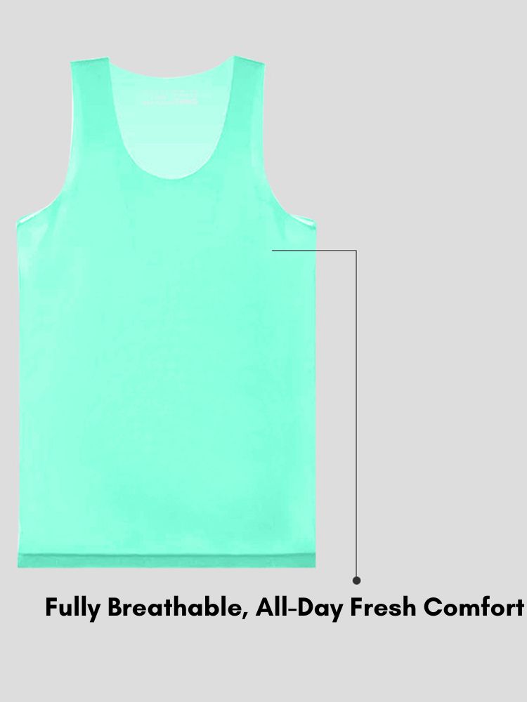 Men's Sporty Breathable Moisture-Wicking Soft Activewear Tops & Bikini | dmunderwear detail image 15