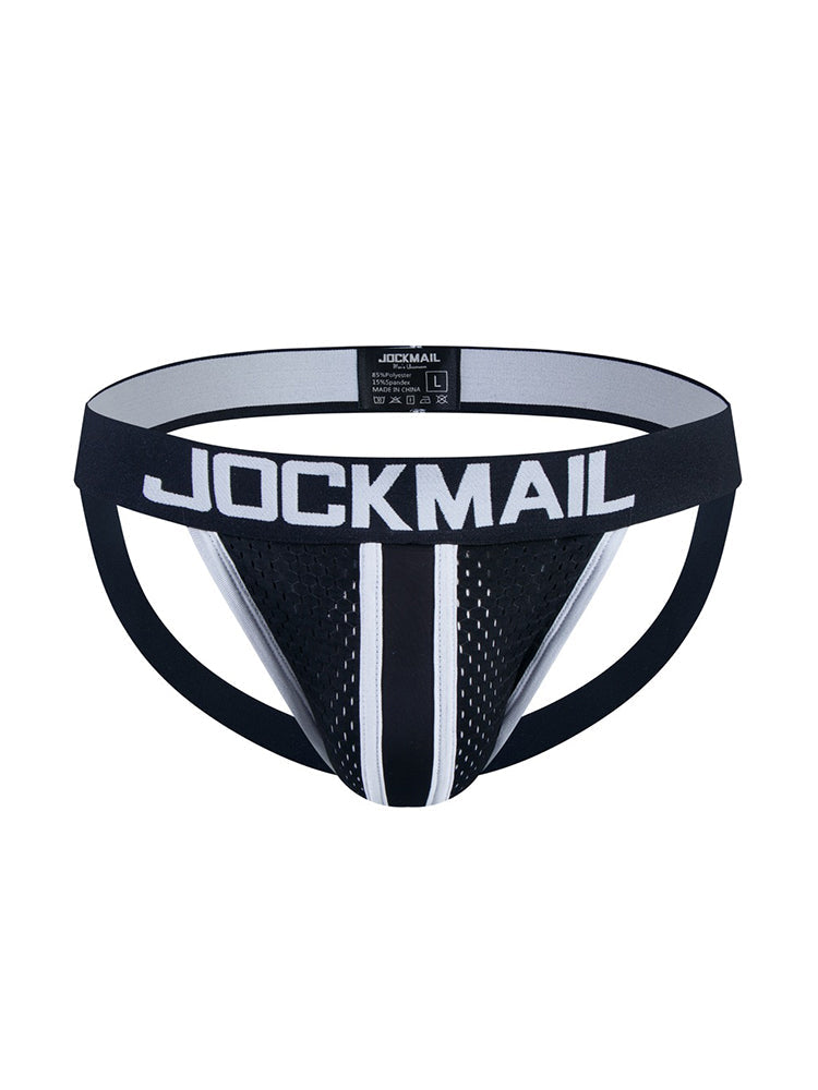 Men's Sporty Cut Adjustable Harness Elastic Supportive Fit Shoulder Strap & Jockstrap | dmunderwear detail image 2