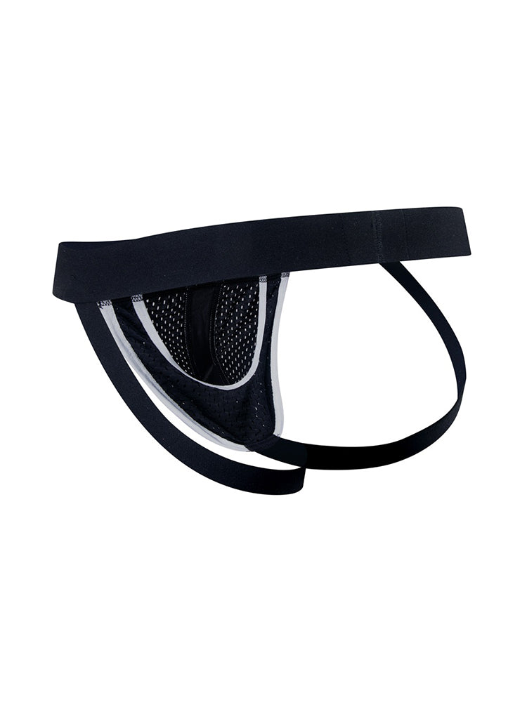 Men's Sporty Cut Adjustable Harness Elastic Supportive Fit Shoulder Strap & Jockstrap | dmunderwear detail image 9