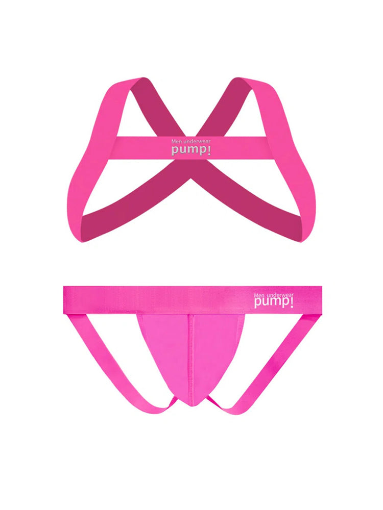 Men's Sporty Cut Anti-Chafing Stretch Fit Shoulder Strap & Underwear | dmunderwear