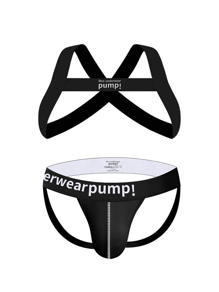 Men's Sporty Cut Anti-Chafing Stretch Fit Shoulder Strap & Underwear | dmunderwear detail image 20