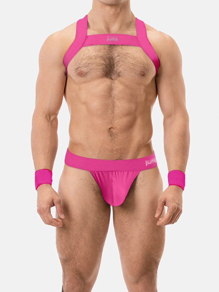 Men's Sporty Cut Anti-Chafing Stretch Fit Shoulder Strap & Underwear | dmunderwear detail image 3