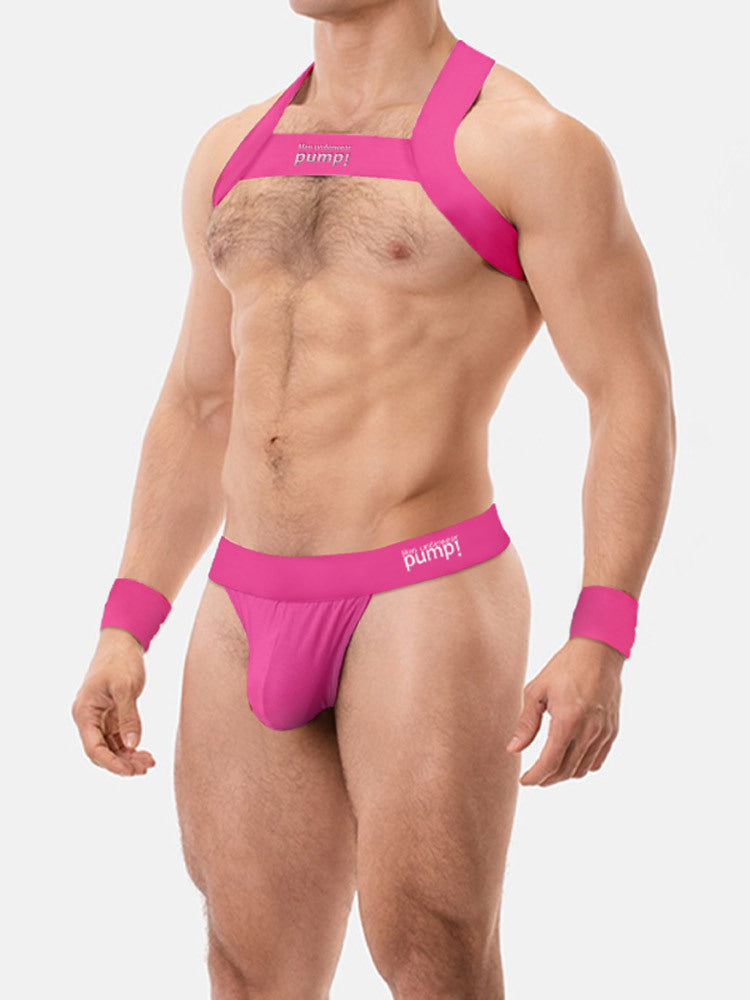 Men's Sporty Cut Anti-Chafing Stretch Fit Shoulder Strap & Underwear | dmunderwear detail image 4
