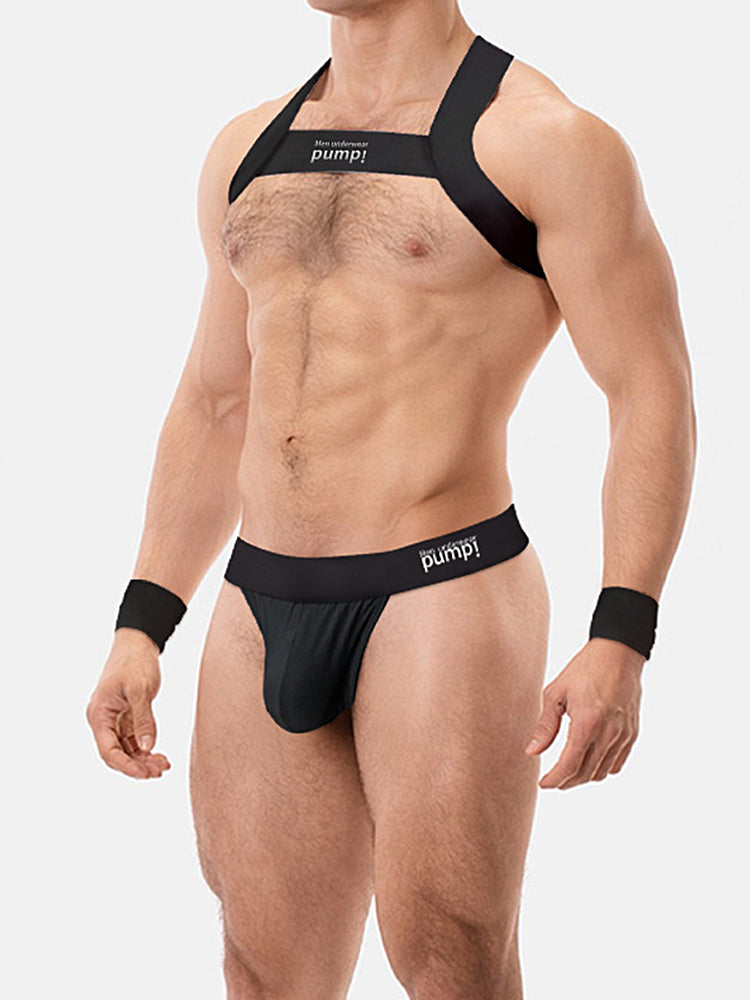 Men's Sporty Cut Anti-Chafing Stretch Fit Shoulder Strap & Underwear | dmunderwear detail image 6