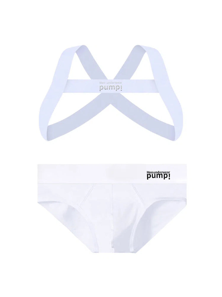 Men's Sporty Cut Anti-Chafing Stretch Fit Shoulder Strap & Underwear | dmunderwear detail image 7