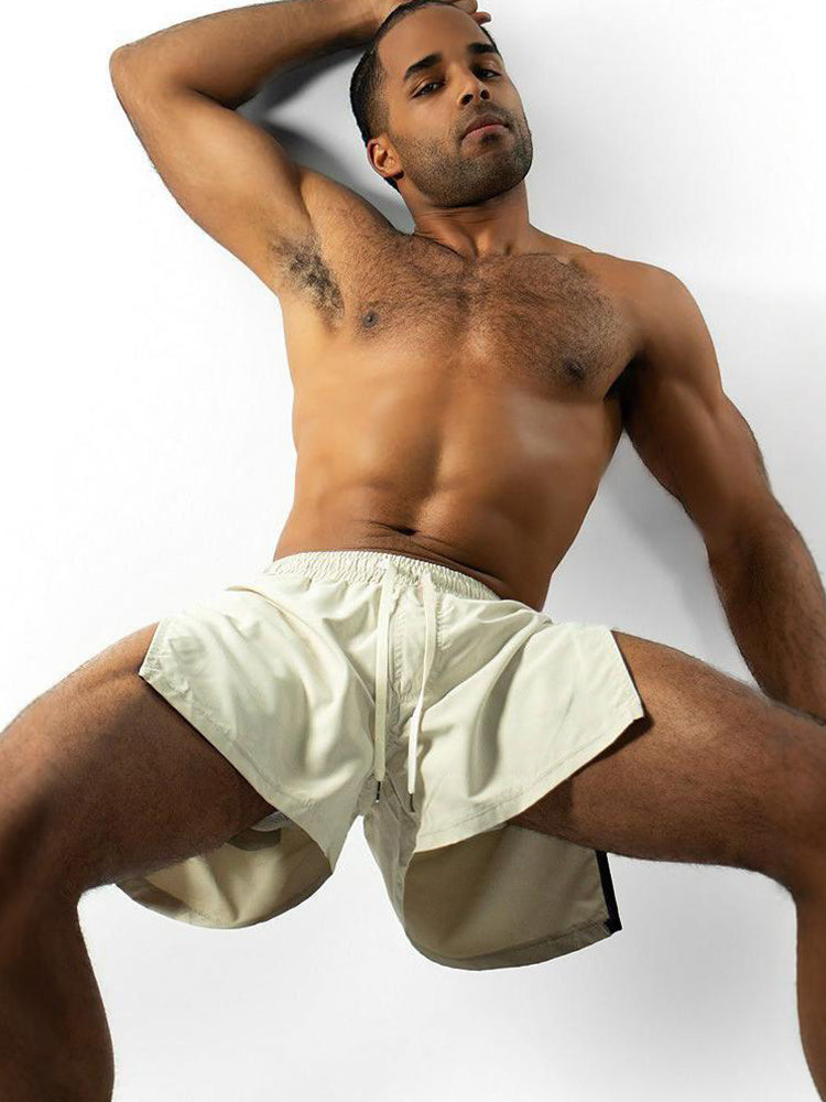 Men's Sporty Cut Quick-Dry Anti-Chafing Workout Ready Activewear Shorts | dmunderwear