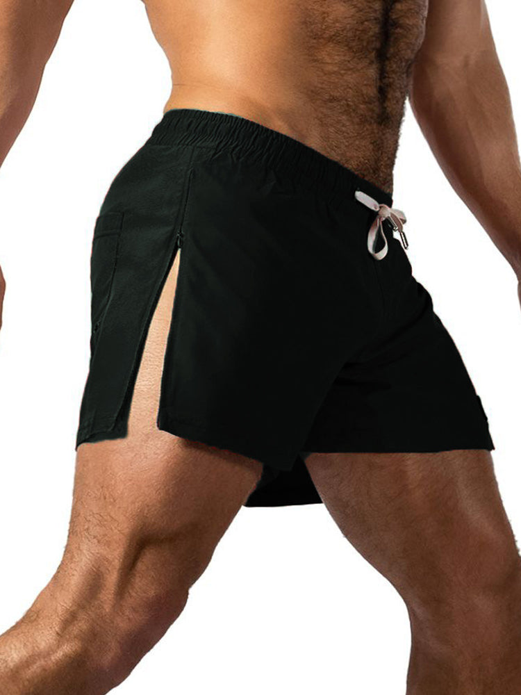 Men's Sporty Cut Quick-Dry Anti-Chafing Workout Ready Activewear Shorts | dmunderwear detail image 12