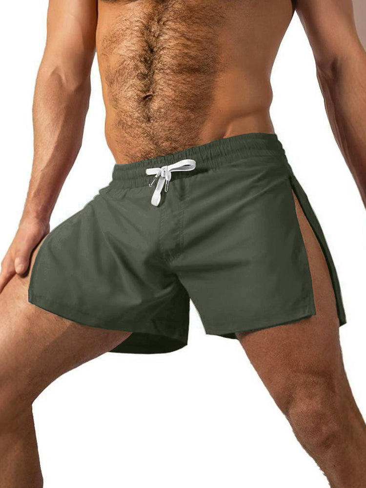Men's Sporty Cut Quick-Dry Anti-Chafing Workout Ready Activewear Shorts | dmunderwear detail image 16