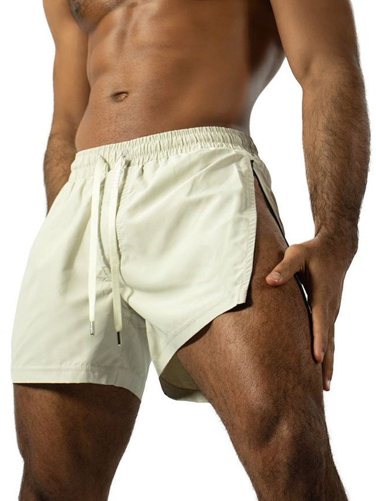 Men's Sporty Cut Quick-Dry Anti-Chafing Workout Ready Activewear Shorts | dmunderwear detail image 3
