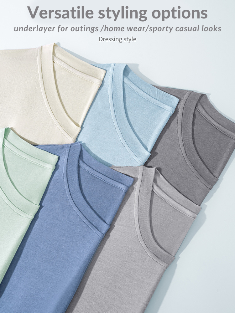 Men's Summer Modal Ice Silk Home Wear Pajama Set | dmunderwear detail image 18