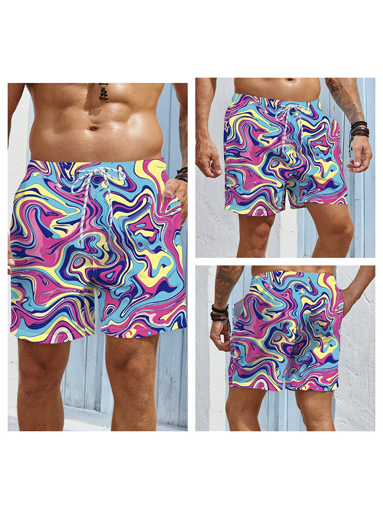 Men's Summer Surfing Quick-Dry Board Shorts | dmunderwear detail image 11