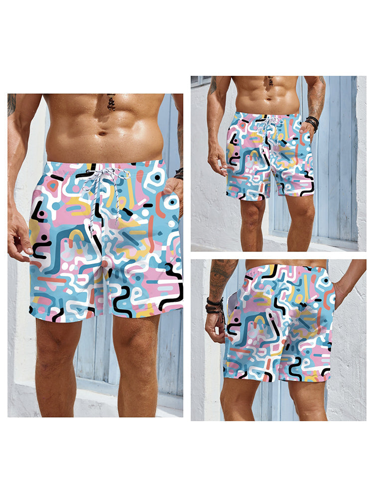Men's Summer Surfing Quick-Dry Board Shorts | dmunderwear detail image 7