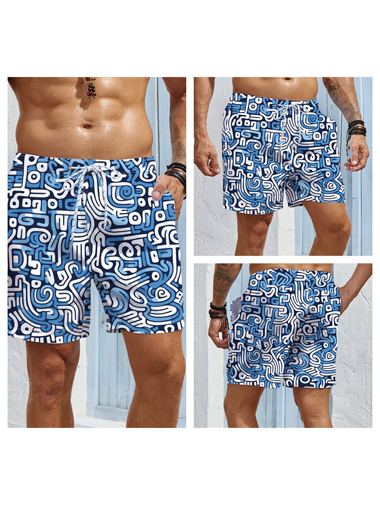 Men's Summer Surfing Quick-Dry Board Shorts | dmunderwear detail image 8