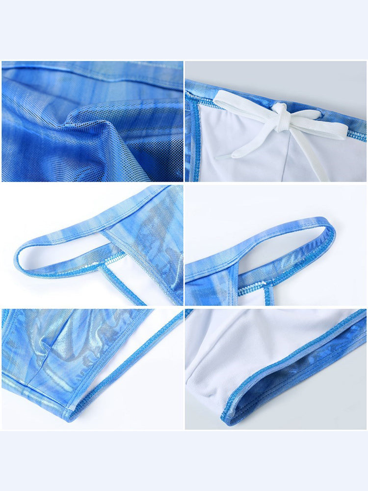 Men's Supportive Fit Lightweight & Airy Low-Rise Swim Briefs | dmunderwear detail image 15