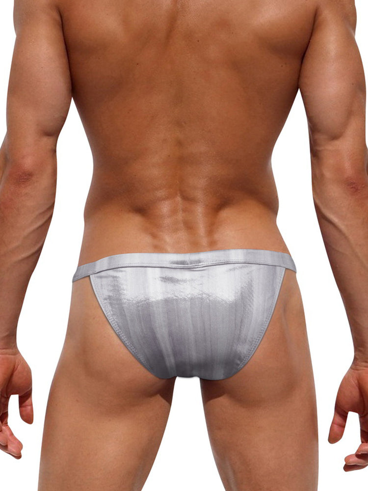 Men's Supportive Fit Lightweight & Airy Low-Rise Swim Briefs | dmunderwear detail image 9