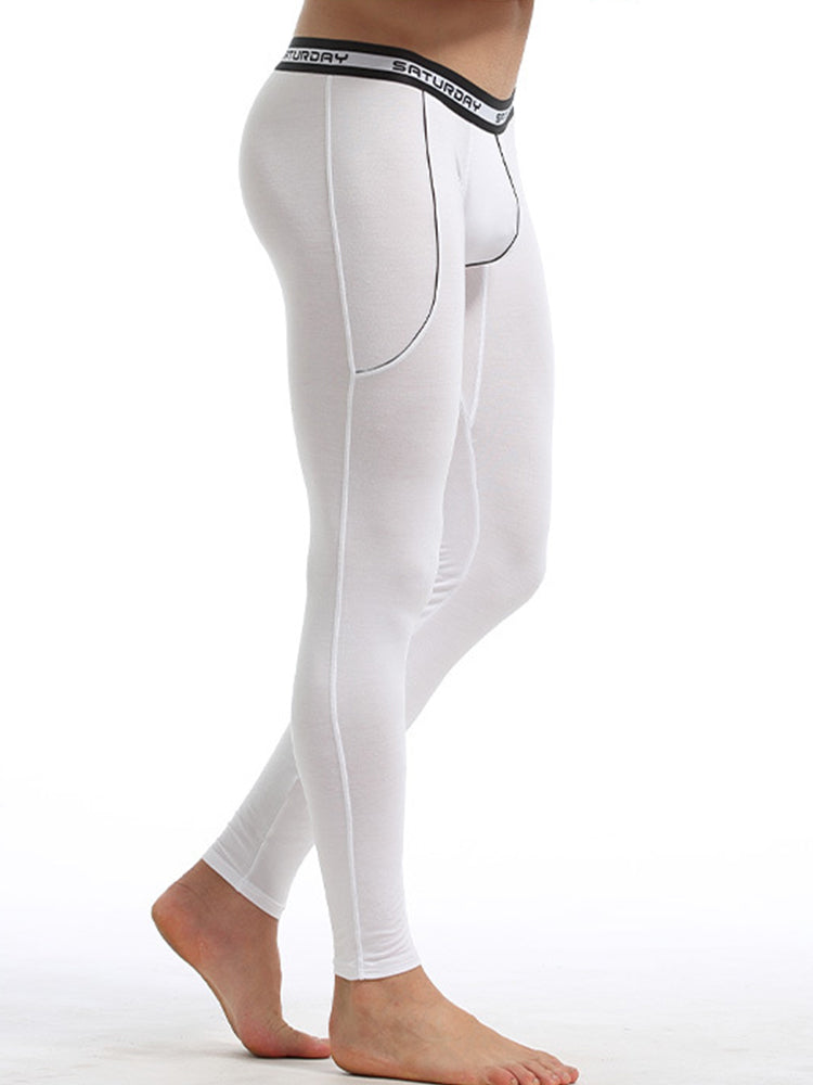 Men's Thermal Pants Bamboo Fiber Casual Thermal Pants | dmunderwear detail image 16