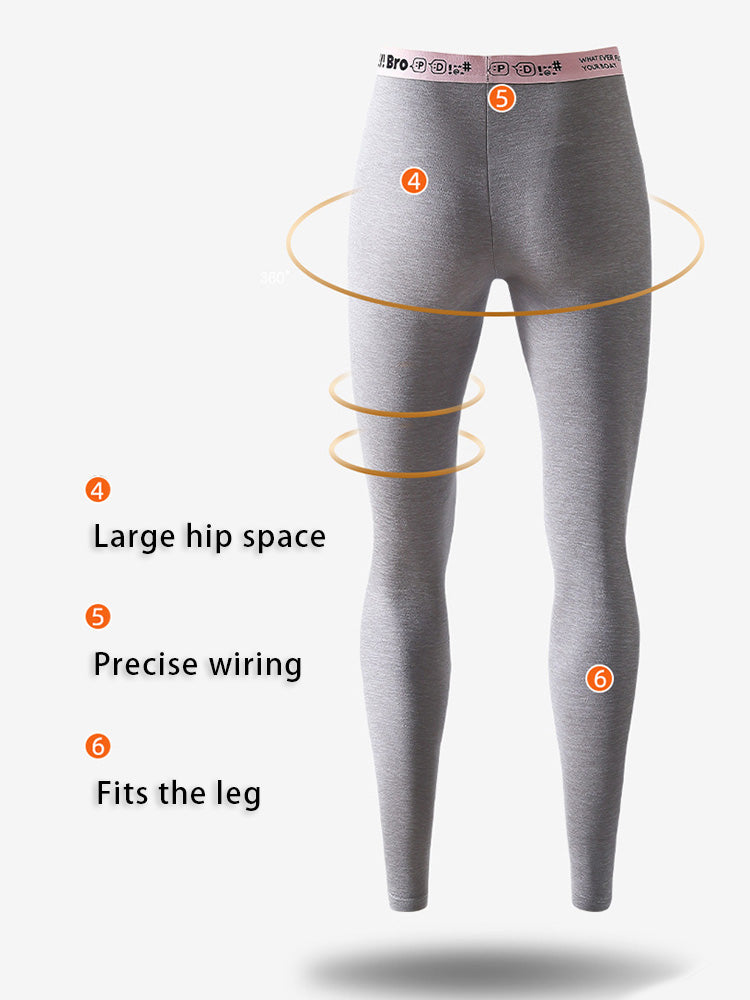 Men's Thermal Pants with Fleece Lining, Thickened Sports Base Layer Pants | dmunderwear detail image 11
