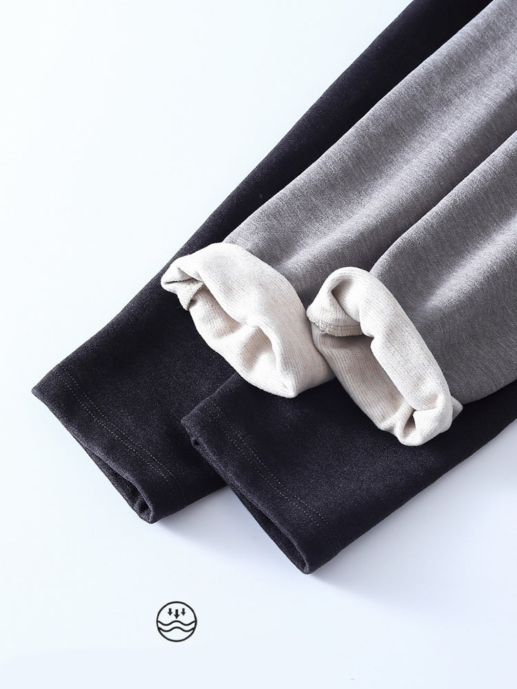 Men's Thermal Pants with Fleece Lining, Thickened Sports Base Layer Pants | dmunderwear detail image 14