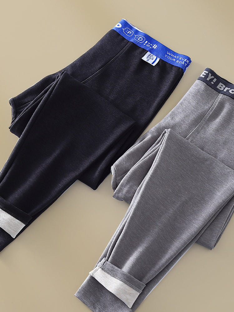 Men's Thermal Pants with Fleece Lining, Thickened Sports Base Layer Pants | dmunderwear detail image 8