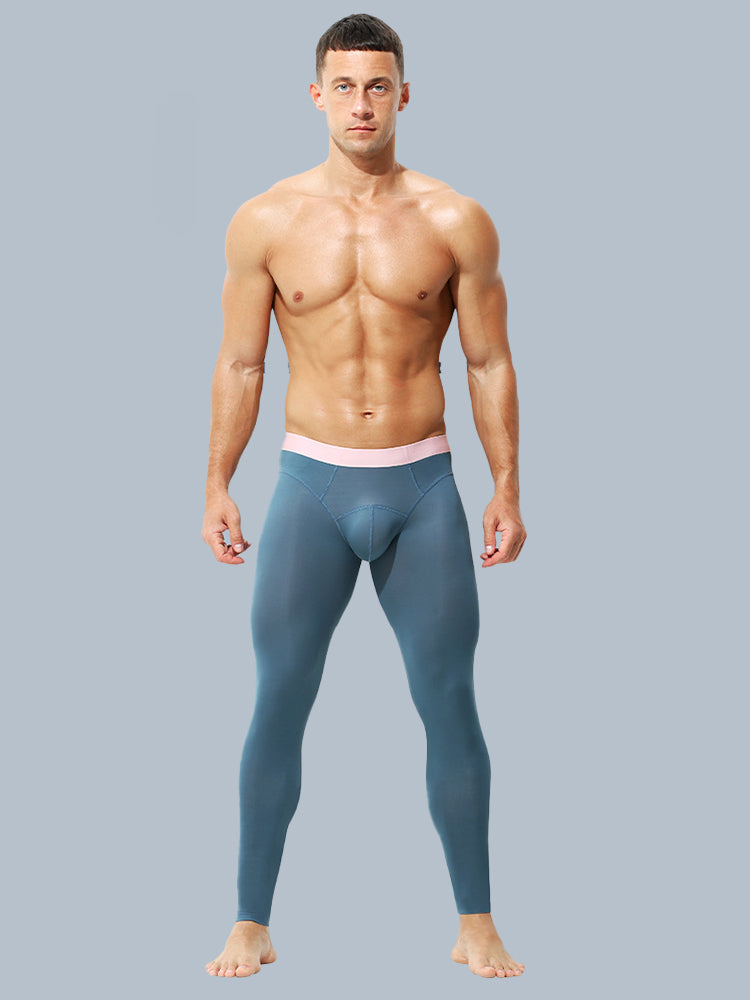 Men's Thin Slim-Fit 2-in-1 Thermal Bottoms & Long Johns | dmunderwear detail image 15