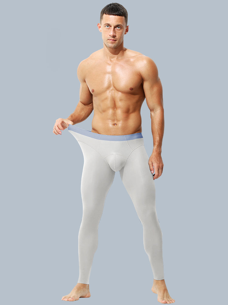 Men's Thin Slim-Fit 2-in-1 Thermal Bottoms & Long Johns | dmunderwear detail image 16