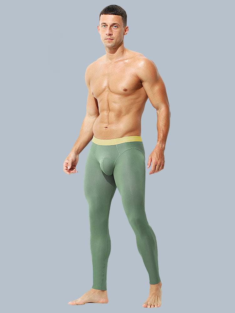 Men's Thin Slim-Fit 2-in-1 Thermal Bottoms & Long Johns | dmunderwear detail image 17