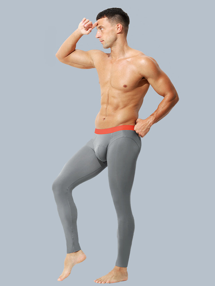 Men's Thin Slim-Fit 2-in-1 Thermal Bottoms & Long Johns | dmunderwear detail image 19