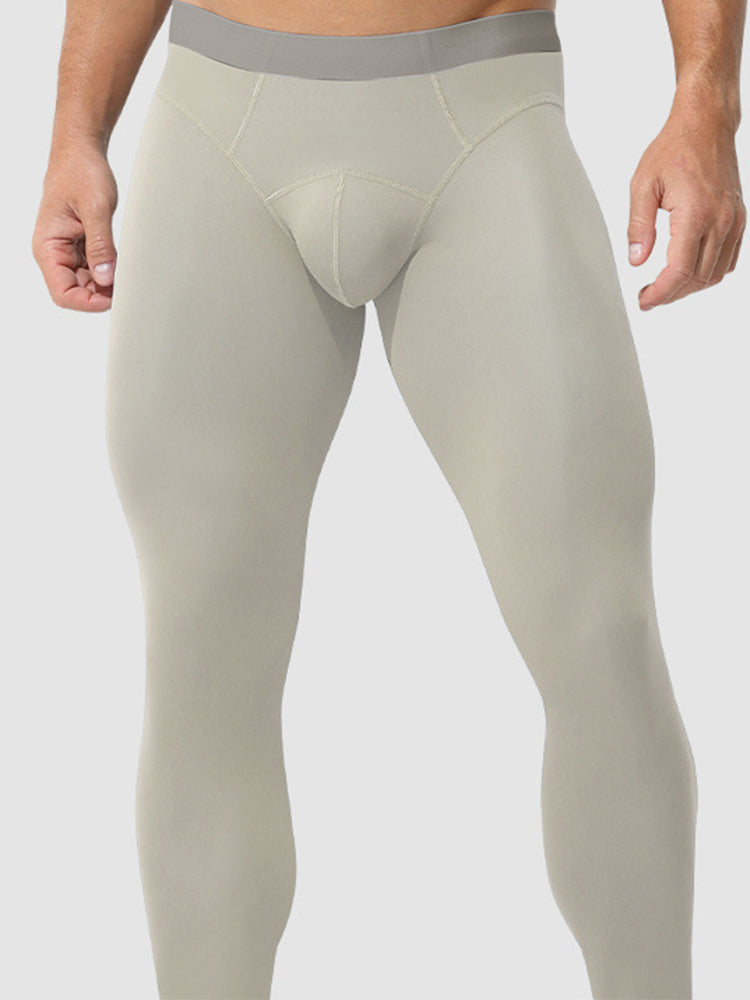 Men's Thin Slim-Fit 2-in-1 Thermal Bottoms & Long Johns | dmunderwear detail image 3