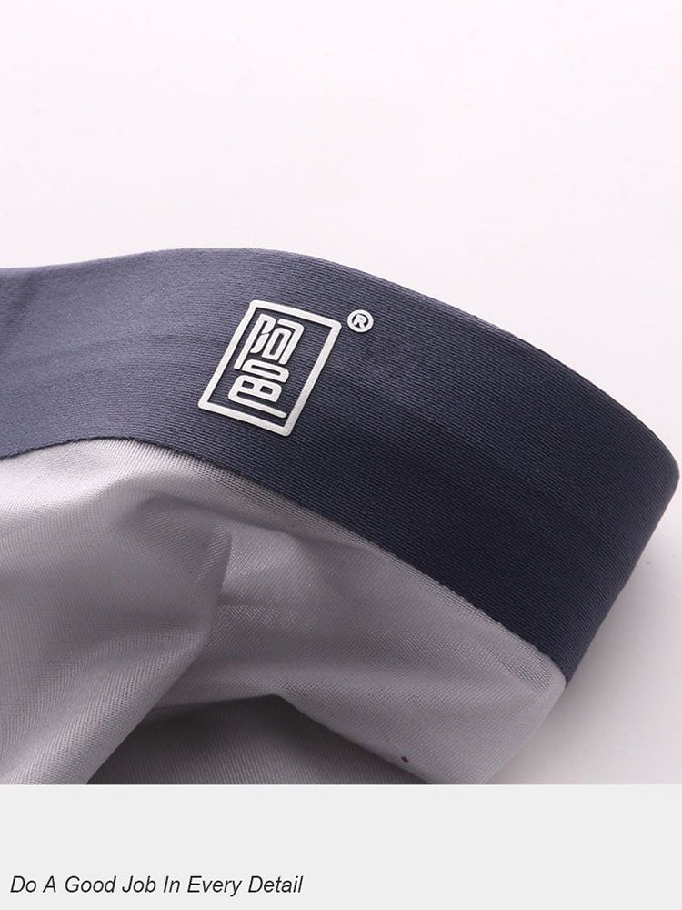 Men's Transparent Sexy Ice Silk Seamless Boxer Briefs | dmunderwear detail image 4
