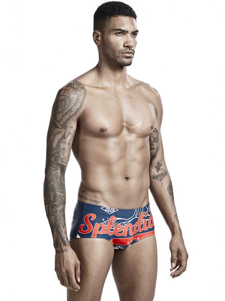Men's Trendy Lightweight Seamless Comfort Odor-Control Swim Trunks | dmunderwear detail image 10