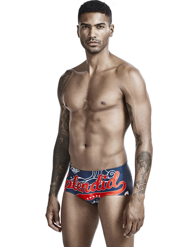 Men's Trendy Lightweight Seamless Comfort Odor-Control Swim Trunks | dmunderwear detail image 11