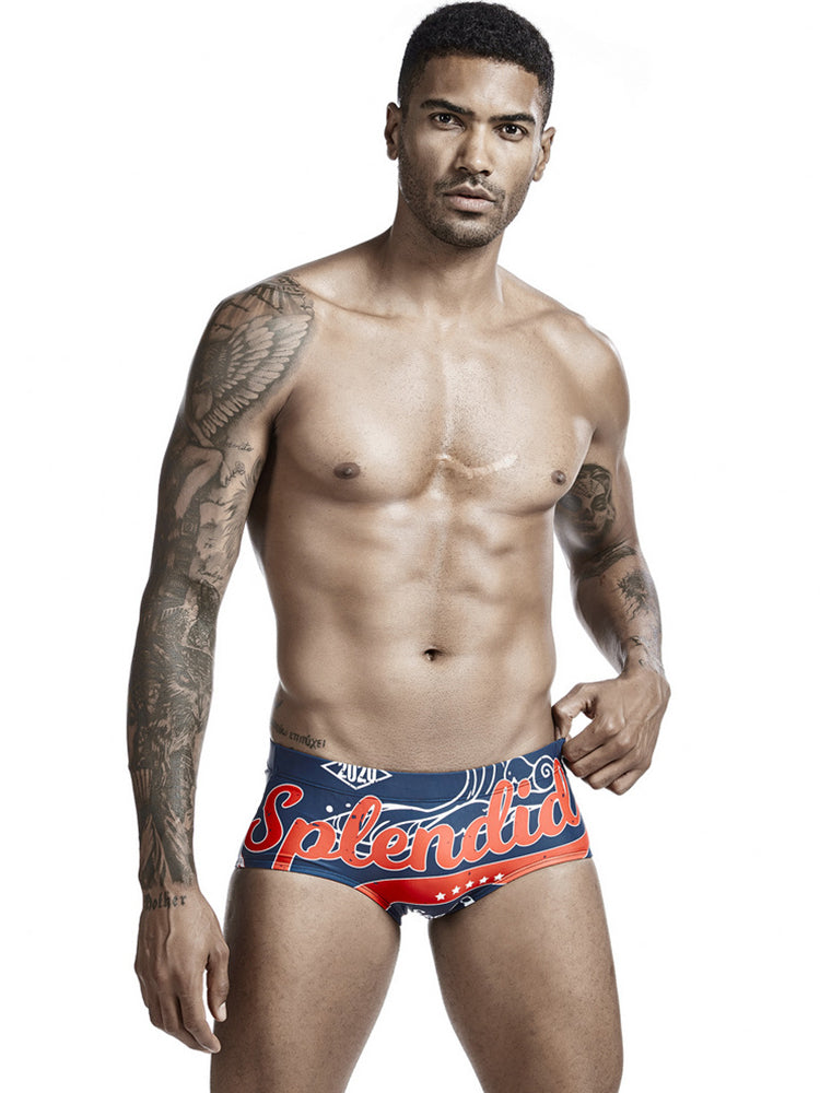 Men's Trendy Lightweight Seamless Comfort Odor-Control Swim Trunks | dmunderwear detail image 12